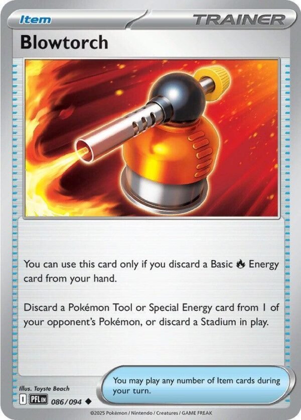 Blowtorch 086/094 Normal ME02: Phantasmal Flames