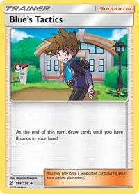 Blue's Tactics | 188/236 | Reverse Holofoil | SM - Unified Minds Blue's Tactics | 188/236 | Reverse Holofoil | SM - Unified Minds