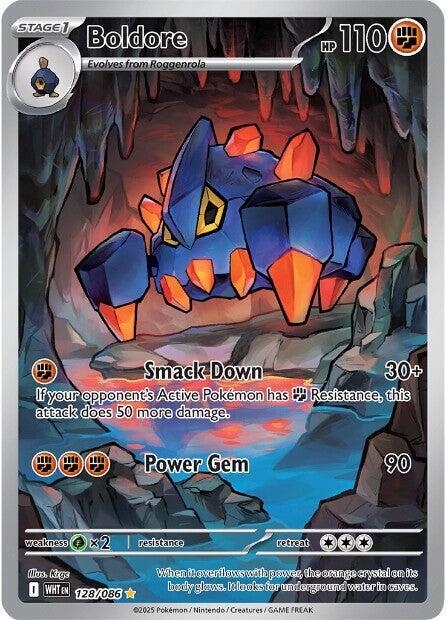 Boldore 128/086 Holofoil SV: White Flare Boldore 128/086 Holofoil SV: White Flare