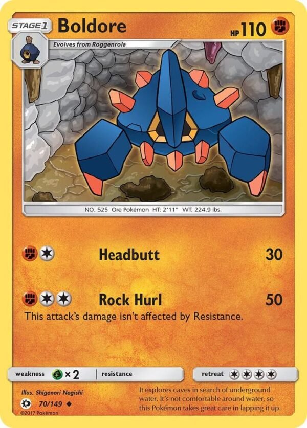 Boldore 70/149 Normal SM Base Set Boldore 70/149 Normal SM Base Set