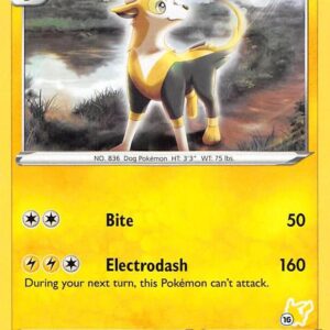 Boltund 076/202 (#16 Pikachu Stamped) Normal Battle Academy 2022 Boltund 076/202 (#16 Pikachu Stamped) Normal Battle Academy 2022