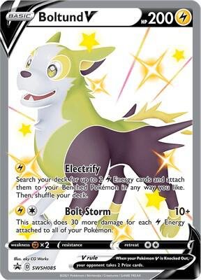 Boltund V SWSH085 Holofoil SWSH: Sword & Shield Promo Cards