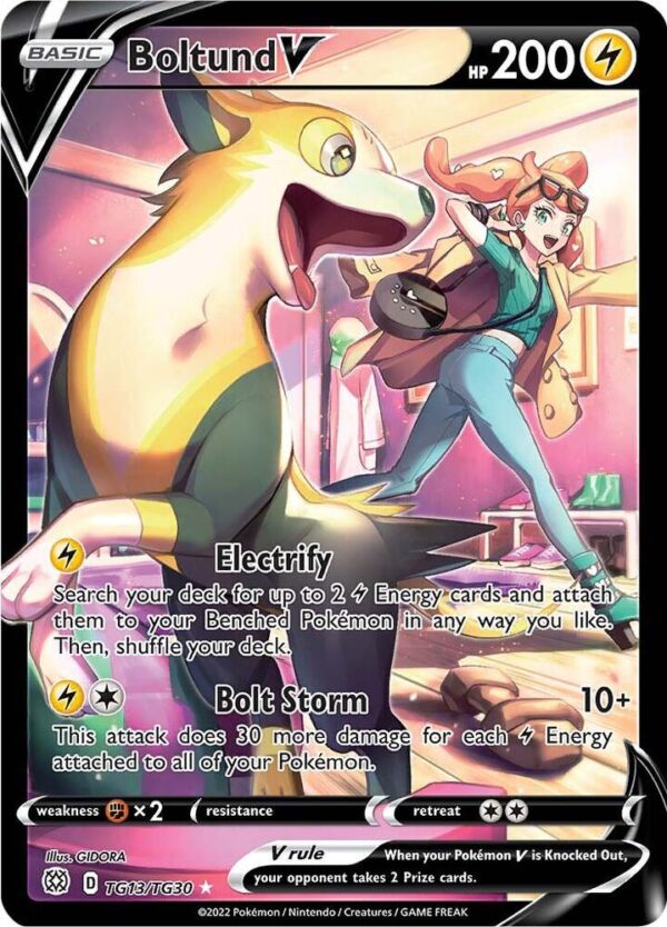 Boltund V TG13/TG30 Holofoil SWSH09: Brilliant Stars Trainer Gallery