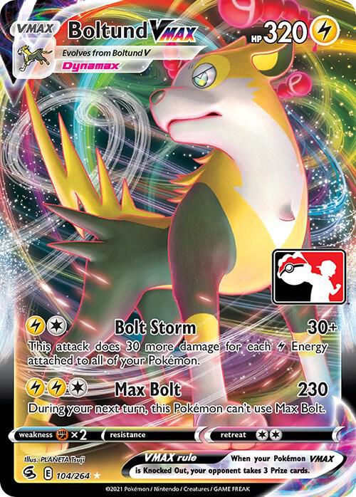 Boltund VMAX 104/264 Holofoil Prize Pack Series Cards