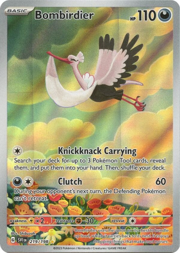 Bombirdier 219/198 Holofoil SV01: Scarlet & Violet Base Set Bombirdier 219/198 Holofoil SV01: Scarlet & Violet Base Set