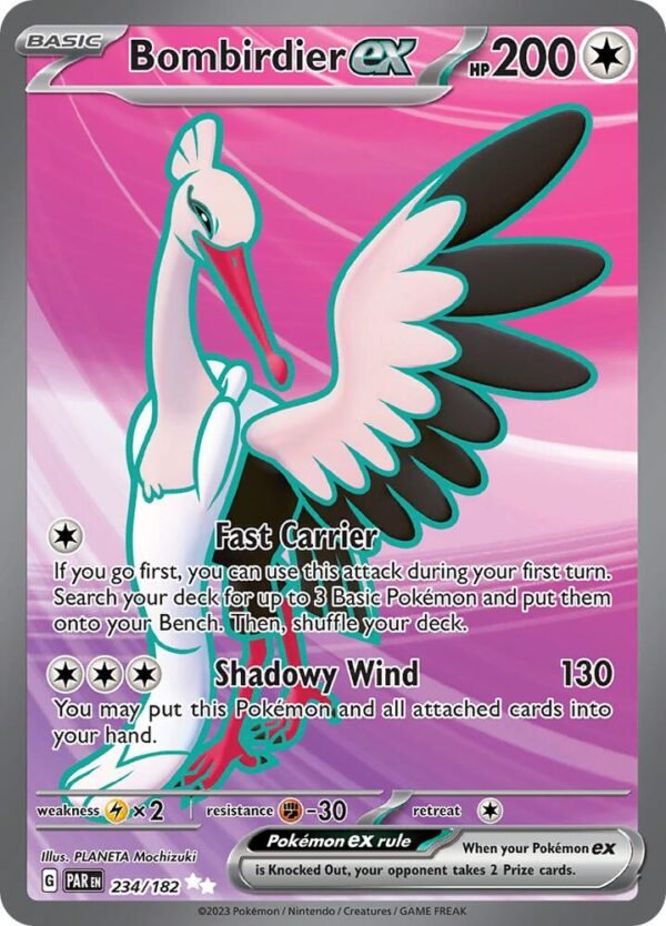 Bombirdier ex 234/182 Holofoil SV04: Paradox Rift Bombirdier ex 234/182 Holofoil SV04: Paradox Rift