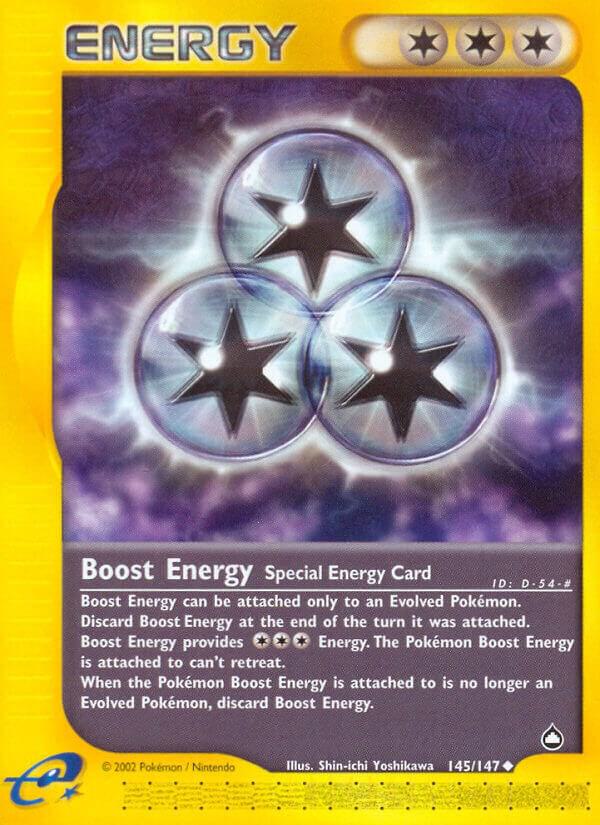 Boost Energy 145/147 Reverse Holofoil Aquapolis