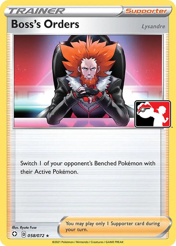 Boss’s Orders 058/072 Normal Prize Pack Series Cards