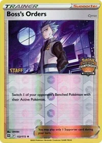 Boss's Orders | 132/172 (Regional Championships) [Staff] | Reverse Holofoil | League & Championship Cards