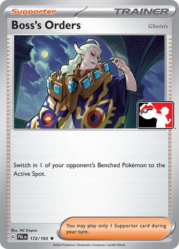 Boss’s Orders 172/193 Holofoil Prize Pack Series Cards