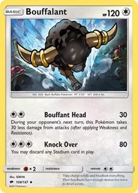 Bouffalant | 108/147 | Reverse Holofoil | SM - Burning Shadows