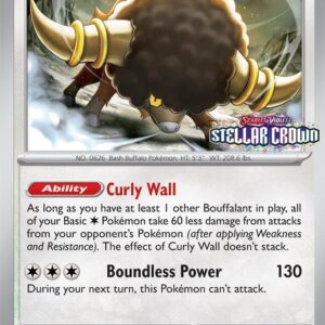Bouffalant 136 Holofoil SV: Scarlet & Violet Promo Cards Bouffalant 136 Holofoil SV: Scarlet & Violet Promo Cards