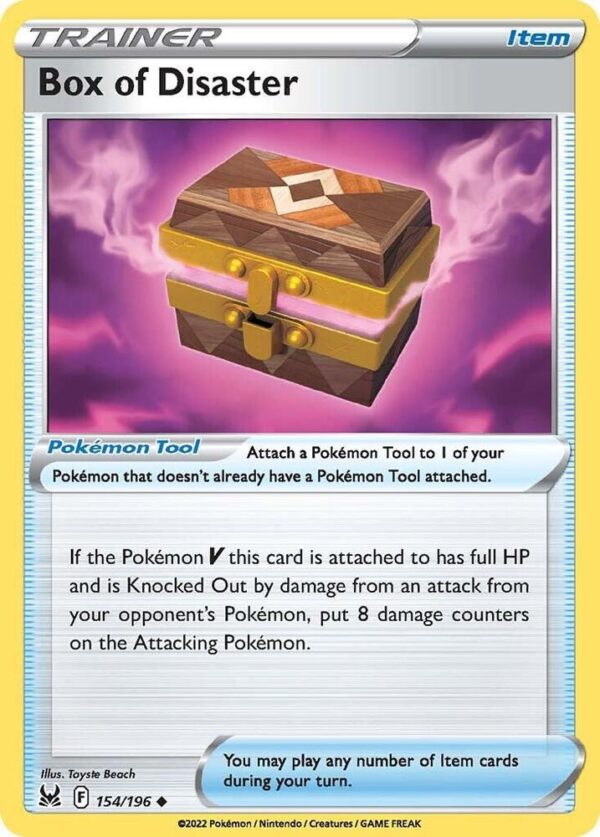 Box of Disaster 154/196 Reverse Holofoil SWSH11: Lost Origin