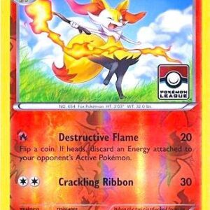 Braixen 12/124 (Pokemon League) 012/124 Reverse Holofoil League & Championship Cards Braixen 12/124 (Pokemon League) 012/124 Reverse Holofoil League & Championship Cards