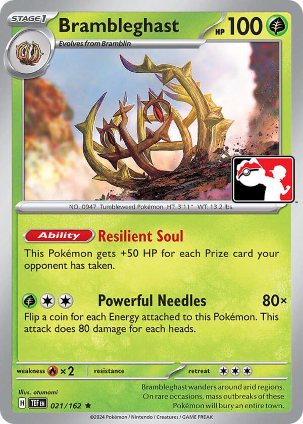 Brambleghast 021/162 Normal Prize Pack Series Cards