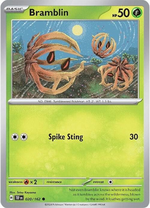 Bramblin 020/162 Reverse Holofoil SV05: Temporal Forces