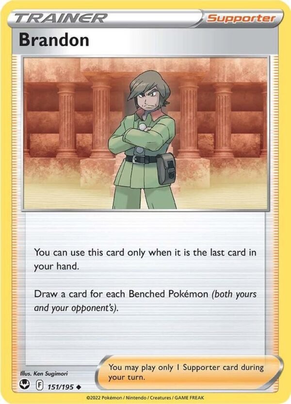 Brandon 151/195 Reverse Holofoil SWSH12: Silver Tempest