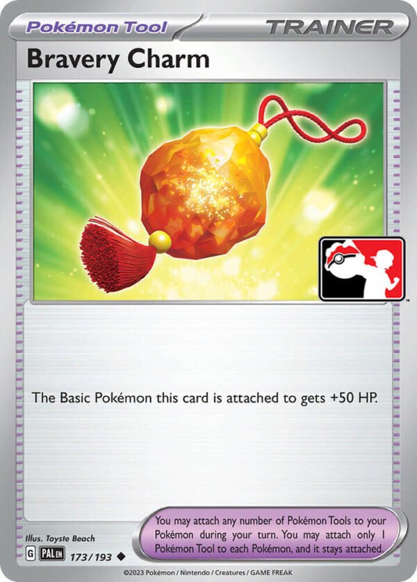 Bravery Charm 173/193 Holofoil Prize Pack Series Cards