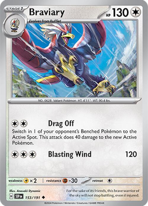 Braviary 153/191 Normal SV08: Surging Sparks Braviary 153/191 Normal SV08: Surging Sparks