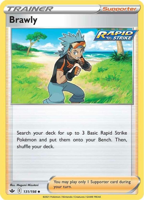 Brawly 131/198 Reverse Holofoil SWSH06: Chilling Reign Brawly 131/198 Reverse Holofoil SWSH06: Chilling Reign