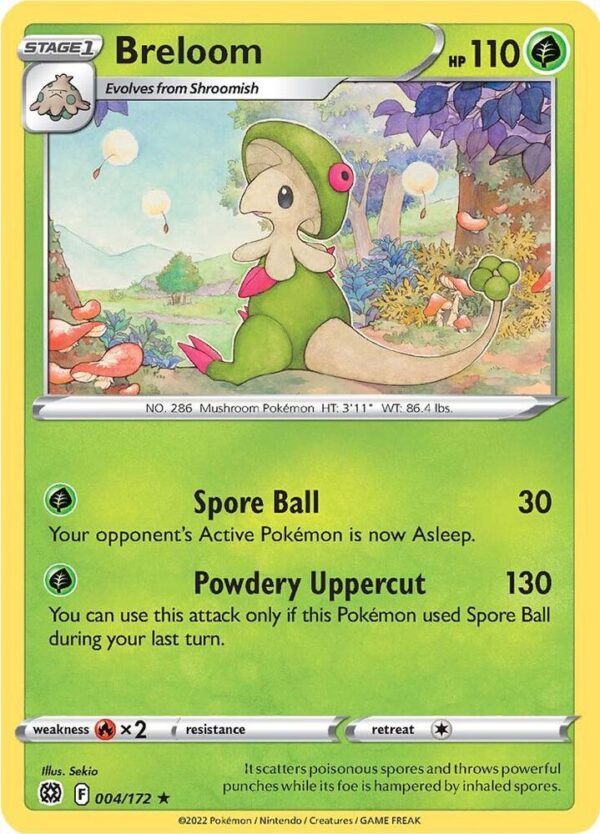 Breloom 004/172 Normal SWSH09: Brilliant Stars