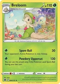 Breloom | 004/172 | Normal | SWSH09: Brilliant Stars