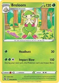 Breloom | 005/264 | Normal | SWSH08: Fusion Strike Breloom | 005/264 | Normal | SWSH08: Fusion Strike