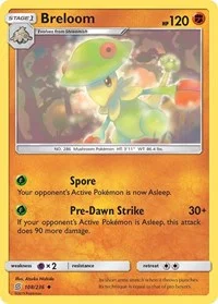 Breloom | 108/236 | Reverse Holofoil | SM - Unified Minds
