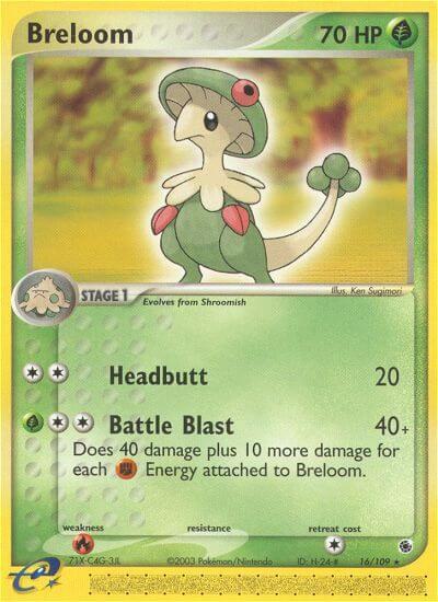 Breloom 16/109 Normal Ruby and Sapphire
