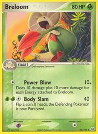 Breloom | 22/106 | Reverse Holofoil | Emerald Breloom | 22/106 | Reverse Holofoil | Emerald