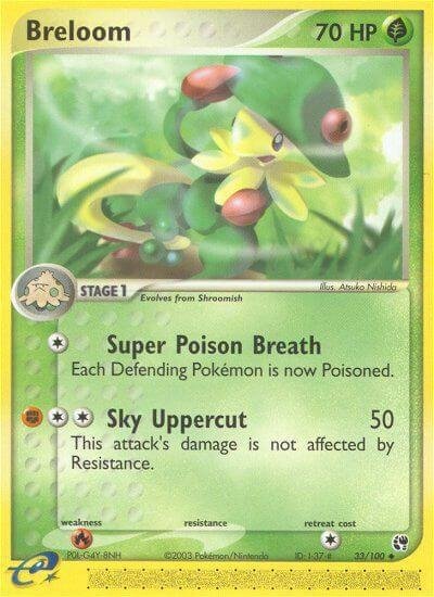 Breloom 33/100 Normal Sandstorm Breloom 33/100 Normal Sandstorm