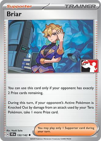 Briar 132/142 Holofoil Prize Pack Series Cards
