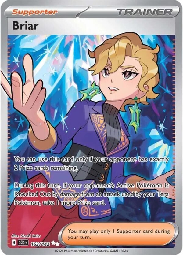 Briar 163/142 Holofoil SV07: Stellar Crown Briar 163/142 Holofoil SV07: Stellar Crown