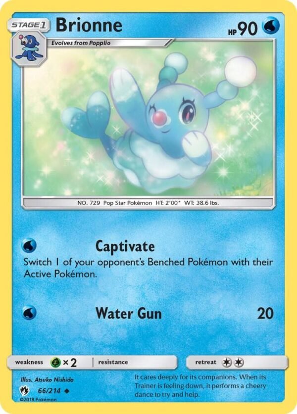 Brionne 66/214 Reverse Holofoil SM – Lost Thunder