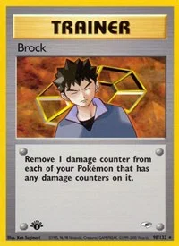 Brock (98) | 098/132 | 1st Edition | Gym Heroes