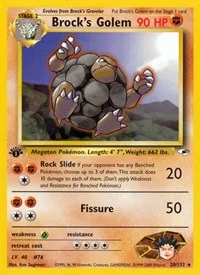Brock's Golem | 020/132 | Unlimited | Gym Heroes