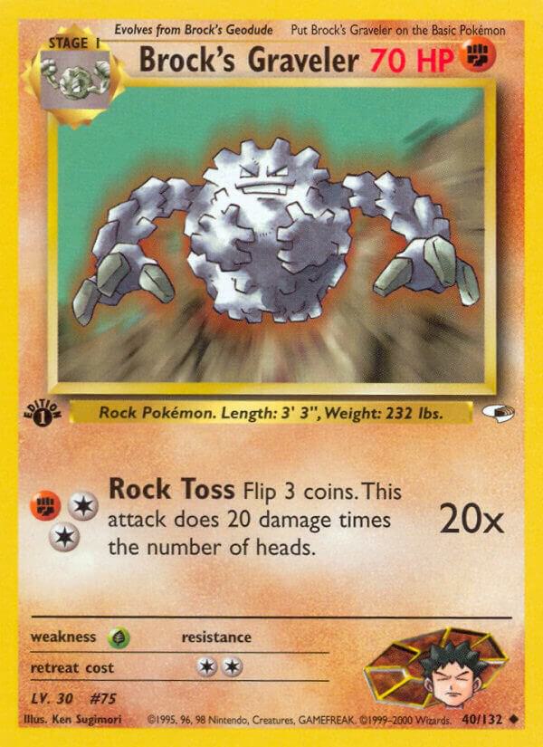 Brock’s Graveler 040/132 Unlimited Gym Heroes