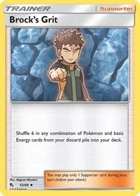 Brock's Grit | 53/68 | Reverse Holofoil | Hidden Fates