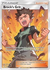 Brock's Grit (Full Art) | 172/181 | Holofoil | SM - Team Up Brock's Grit (Full Art) | 172/181 | Holofoil | SM - Team Up