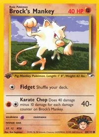 Brock's Mankey (68) | 068/132 | Unlimited | Gym Heroes