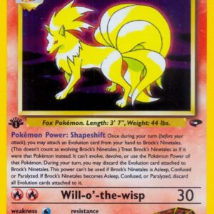 Brock’s Ninetales 003/132 Unlimited Holofoil Gym Challenge