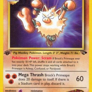 Brock’s Primeape 035/132 1st Edition Gym Challenge