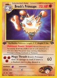 Brock's Primeape | 035/132 | Unlimited | Gym Challenge