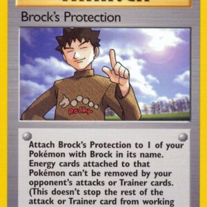 Brock’s Protection 101/132 1st Edition Gym Challenge Brock’s Protection 101/132 1st Edition Gym Challenge