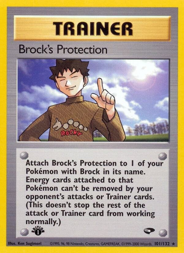 Brock’s Protection 101/132 1st Edition Gym Challenge