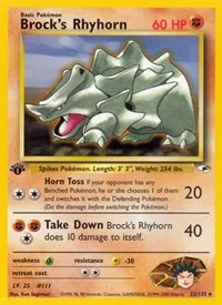 Brock's Rhyhorn (22) | 022/132 | Unlimited | Gym Heroes