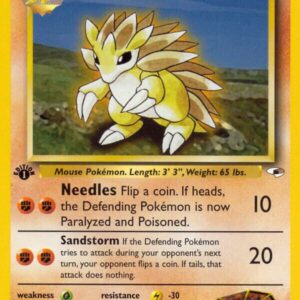 Brock’s Sandslash 023/132 1st Edition Gym Heroes