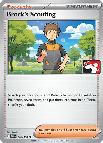 Brock’s Scouting 146/159 Normal Prize Pack Series Cards