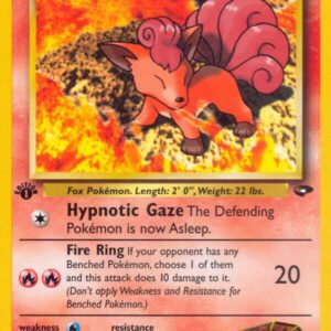 Brock’s Vulpix 037/132 1st Edition Gym Challenge
