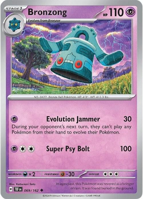 Bronzong 069/162 Normal SV05: Temporal Forces Bronzong 069/162 Normal SV05: Temporal Forces
